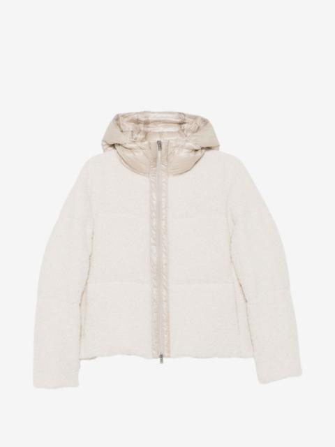 Herno sequin-embellished hooded puffer jacket