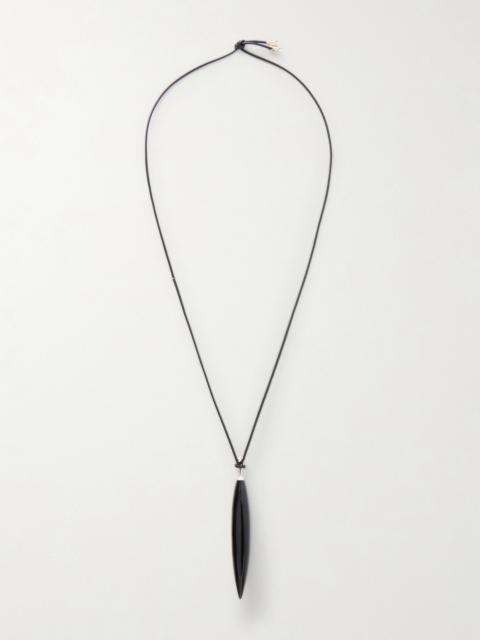 Sophie Buhai Crevice Onyx And Silver Pendant