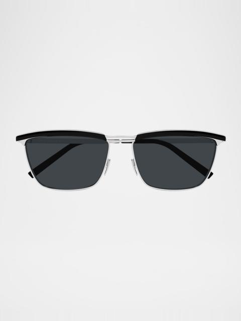 SAINT LAURENT Men's SL 795 JOE-003 Metal Aviator Sunglasses