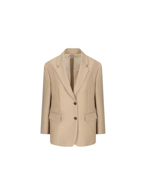 Prada Prada Mohair Wool Blazer — Beige