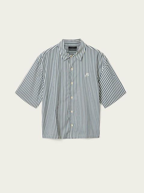 ALLSAINTS CHOPIN BOXY SHORT SLEEVE STRIPED SHIRT