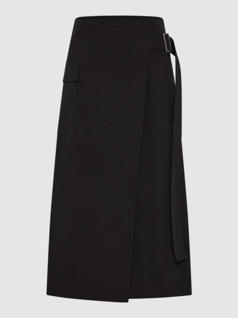 ST. AGNI Utility Wrap Skirt - Black