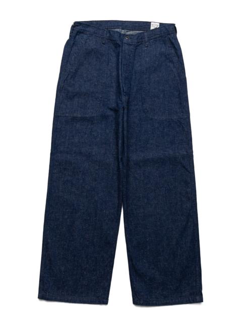 orSlow WWll 40s U.S. Navy Wide-Fit Utility Trousers - One Wash