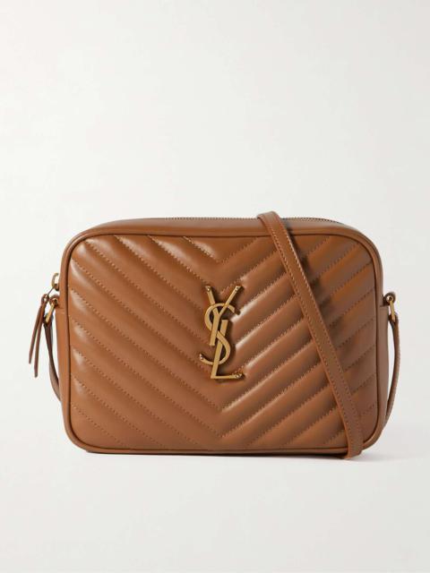 Lou medium quilted leather shoulder bag