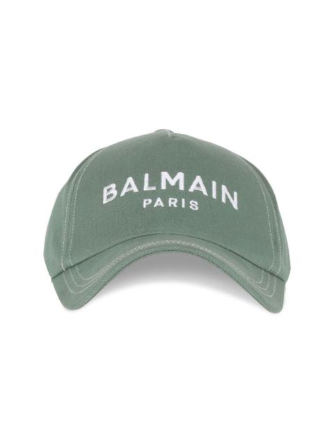 Balmain logo-embroidered cotton baseball cap