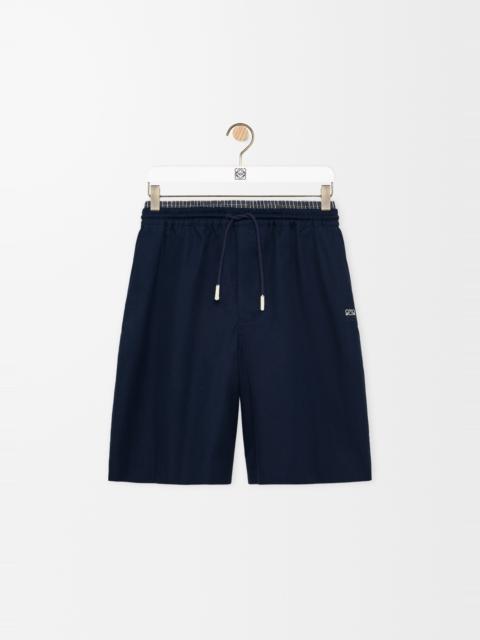 Loewe Drawstring shorts in cotton