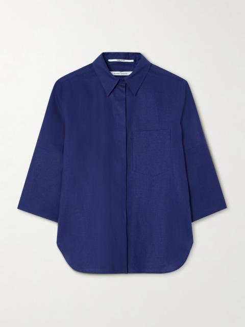 Another Tomorrow Linen Shirt