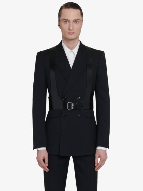 Alexander McQueen Men's Leather Harness in Black