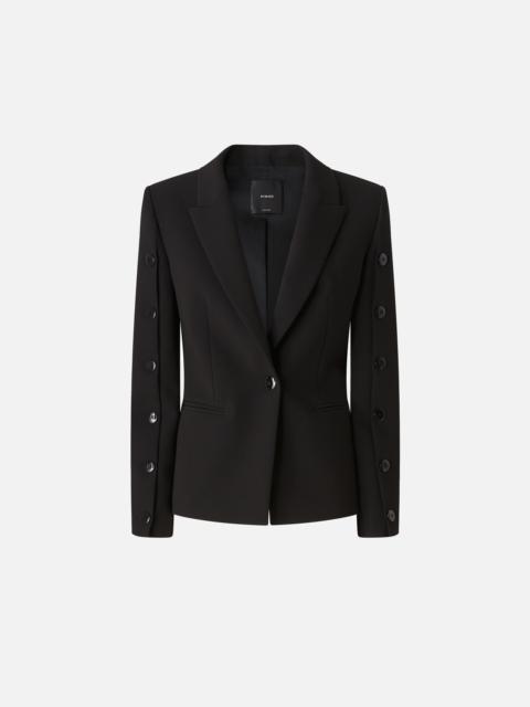 PINKO BLAZER WITH BUTTONED SLEEVES