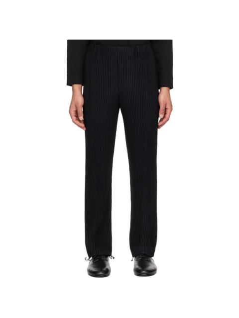 Black Tailored Pleats 1 Trousers