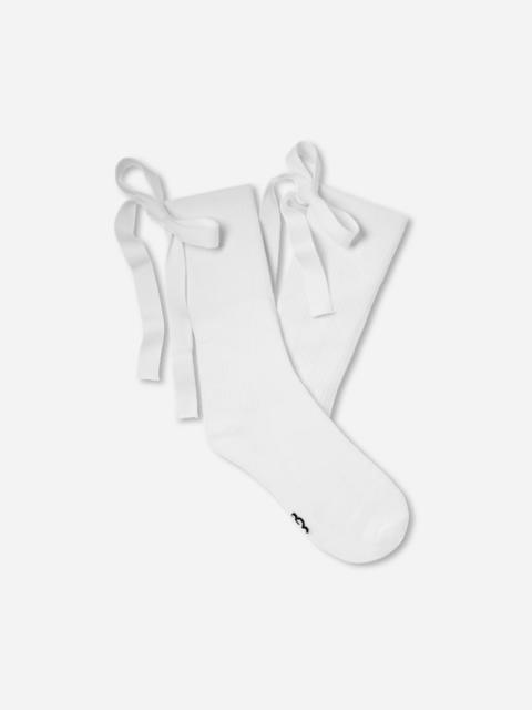 UGG ® Women's Serenella Novelty Bow Cotton Blend in White