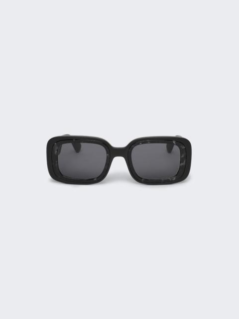 MYKITA Studio 13.1 Sunglasses Pitch Black and Black Havana