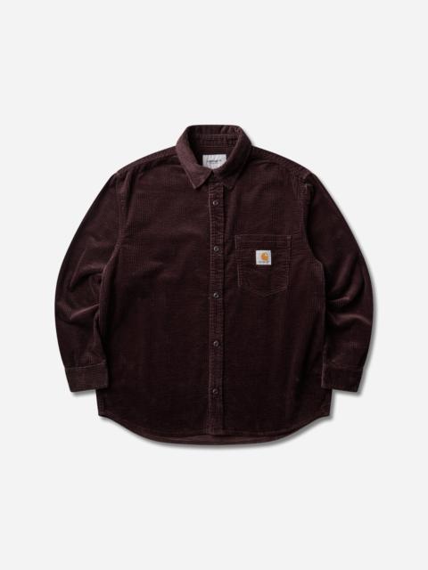 Carhartt WIP Men's Loyde Longsleeve Shirt Palisander (Rinsed)