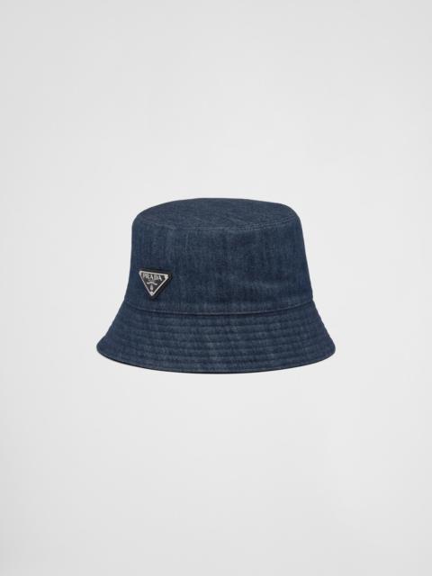 Denim bucket hat