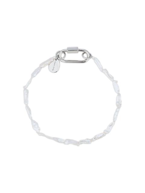 Simone Rocha baroque-pearl clasp necklace