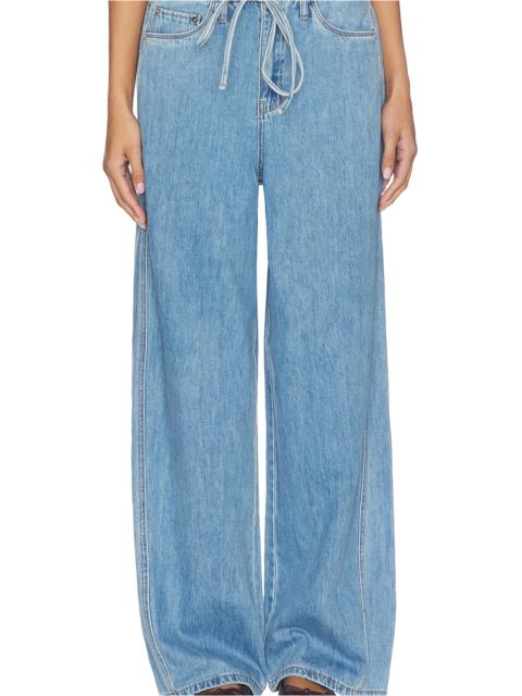 BLANKNYC Tie Barrel Jeans