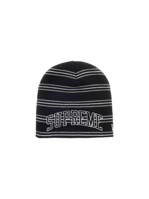 Supreme Supreme x New Era 'Stripe' Beanie (Black)