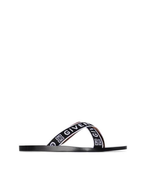 Givenchy logo-strap flat sandals