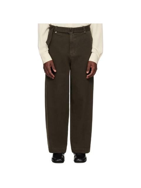 entire studios Brown Gully Trousers