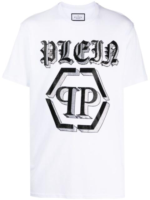 PHILIPP PLEIN SS Chrome round-neck T-shirt