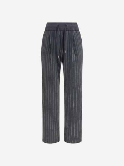 Herno Pinstripe drawstring Pants