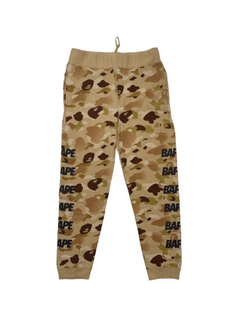 A BATHING APE® Side Logo Sweatpants Ape Camo "Khaki Multi" BSLCSK