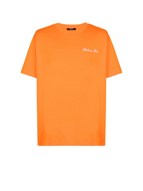 Balmain Relaxed T-shirt with Balmain Signature embroidery