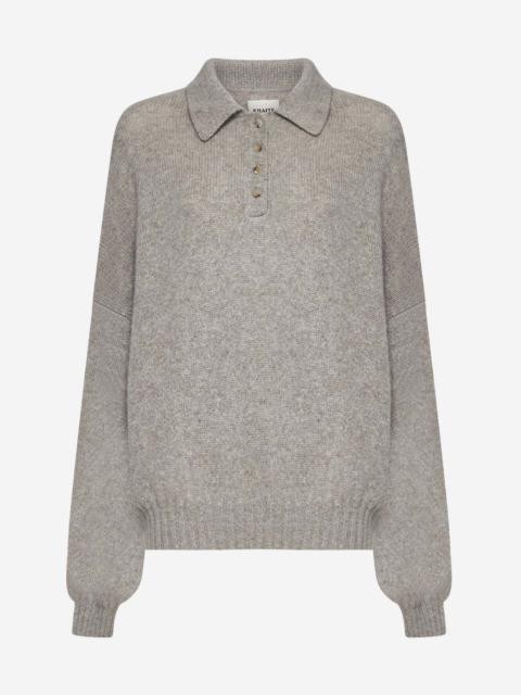 Rene cashmere polo sweater