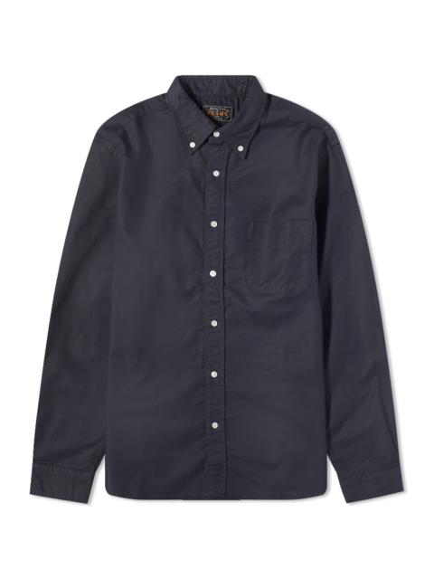 Beams Plus Button Down Solid Oxford Shirt