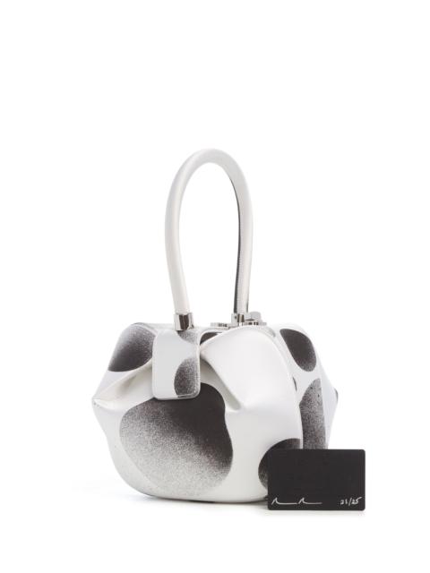 GABRIELA HEARST Adam Pendleton x Gabriela Hearst Nina Bag in Black & White Satin № 21