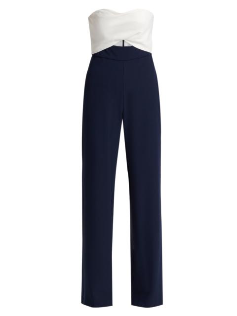 Black Halo Women's Jada Sleeveless Jumpsuit - Navy Pearl