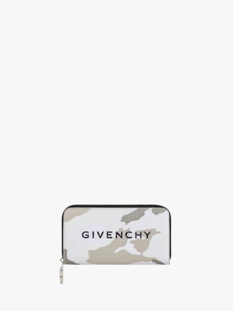 Givenchy LONG GIVENCHY ZIPPERED WALLET IN 4G CAMO LEATHER