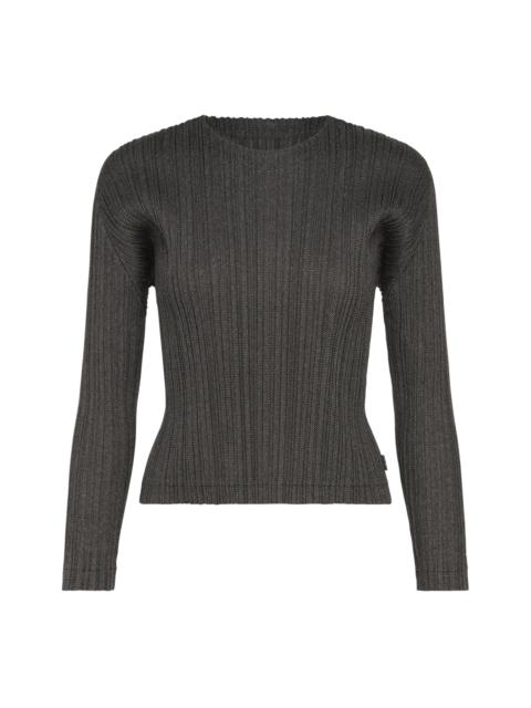 Pleats Please Issey Miyake COTTON DENIM BLACK