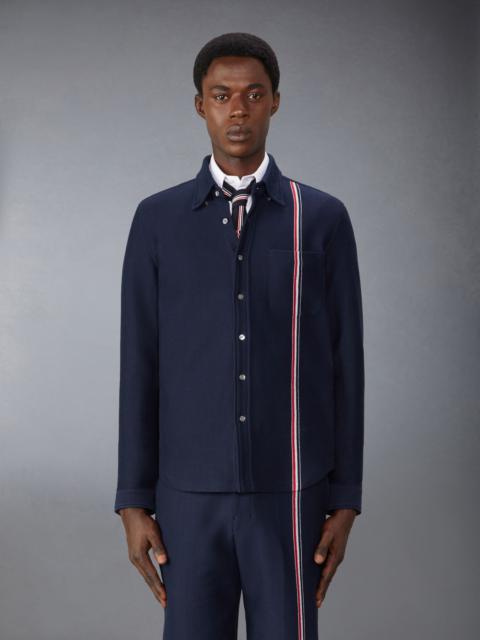 Thom Browne Knit Cotton Shirt Jacket