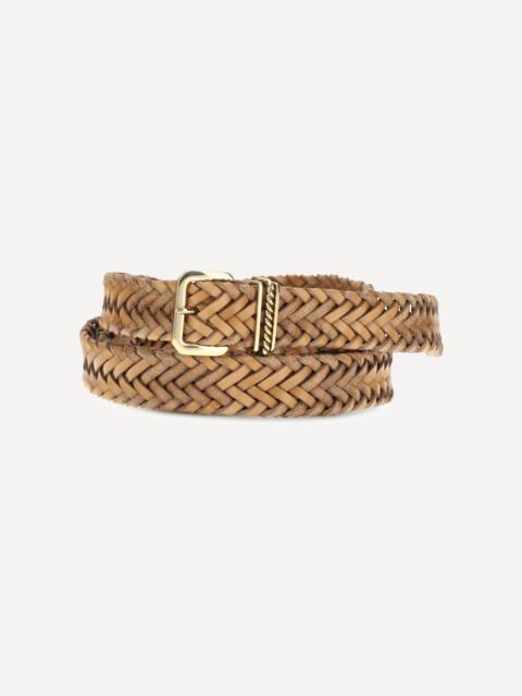 Etro Braided leather Belt