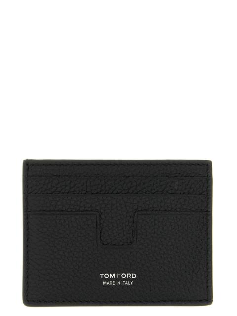 TOM FORD Grained Leather T-Line Cardholder
