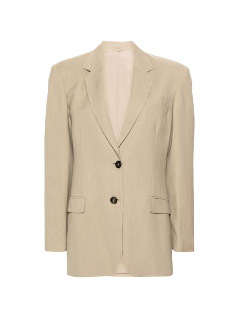 notch-lapels single-breasted blazer