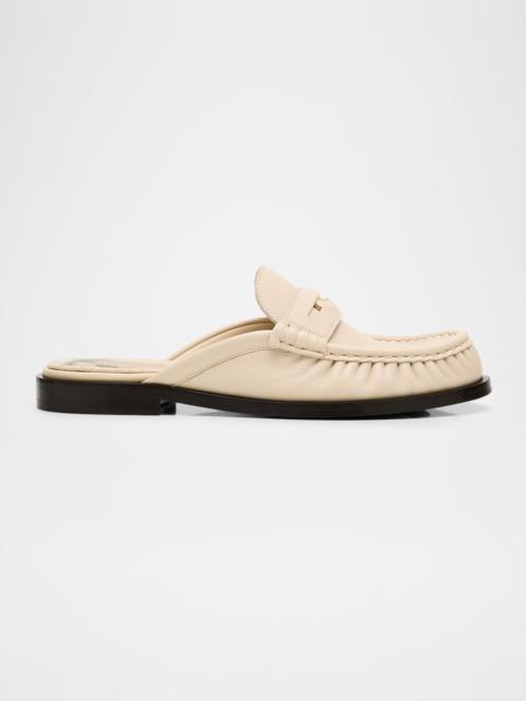 Burberry Cadet Leather Loafer Mules