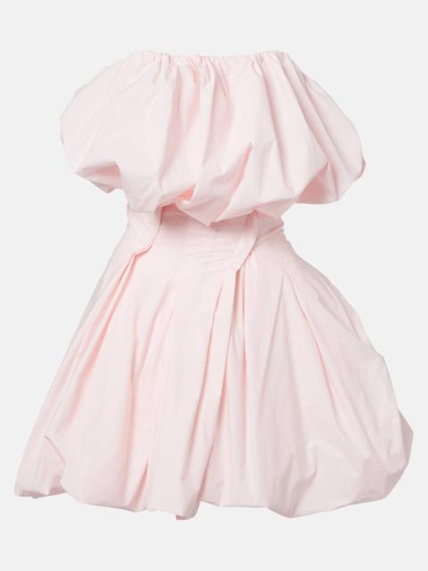 MAGDA BUTRYM Pleated cotton bustier dress