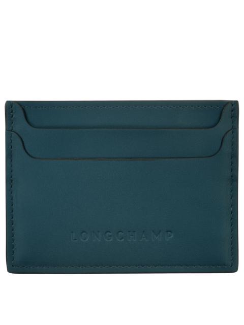 Le Foulonné Card holder Ink blue - Leather