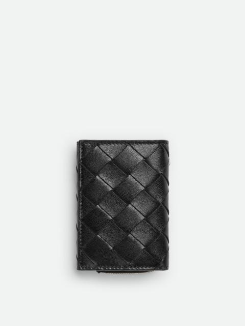 Bottega Veneta Intrecciato Tiny Tri-Fold Wallet