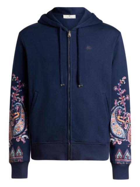 Etro floral paisley-print hoodie