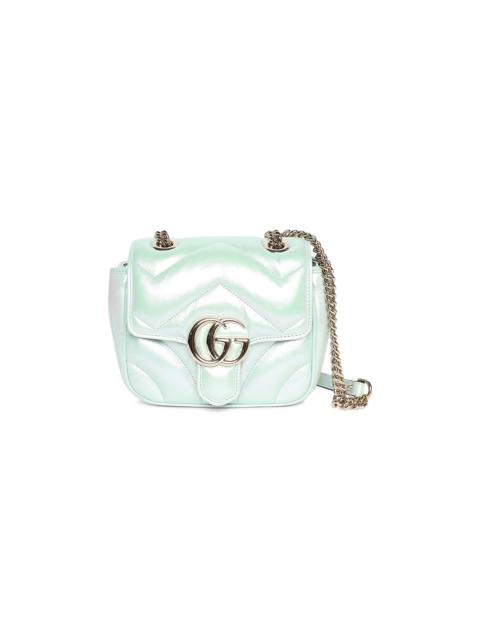 GUCCI Gucci Marmont Mini Shoulder Bag 'Iridescent Salvy Green'