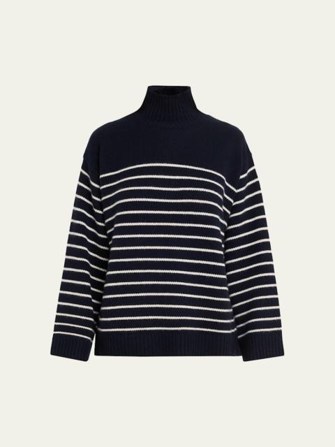 FRAME The Striped Cashmere Sweater