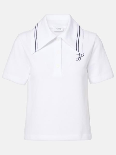 PATOU Logo wool polo shirt
