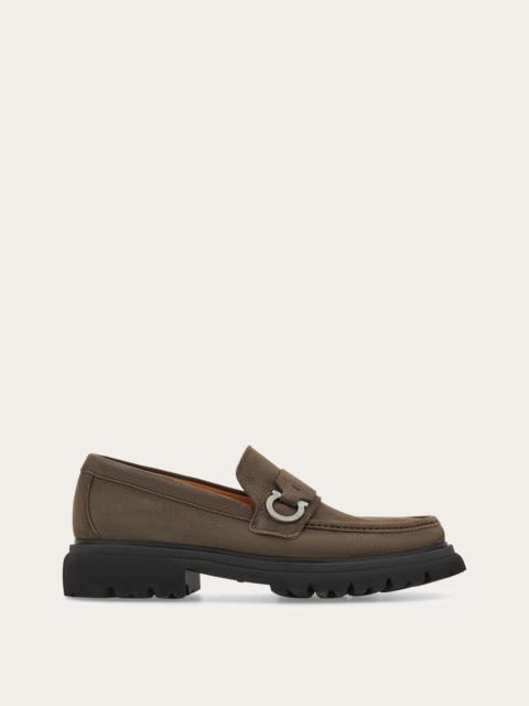 FERRAGAMO Loafer with Gancini ornament