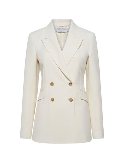 GABRIELA HEARST Stephanie Blazer in Ivory Sportswear Wool