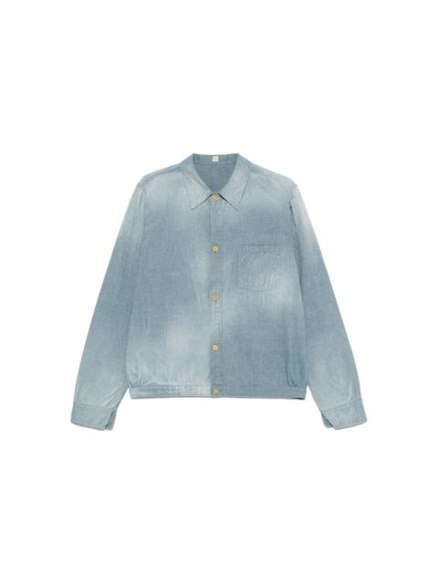 TAIGA TAKAHASHI faded-effect shirt jacket