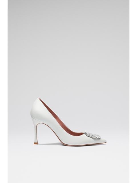 CAMELIA PUMP 90 WHITE NAPPA