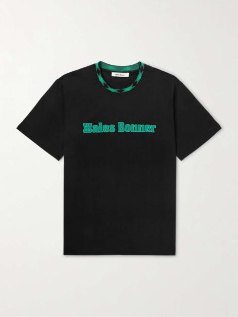 WALES BONNER Black cotton Original t-shirt | gebnegozionline